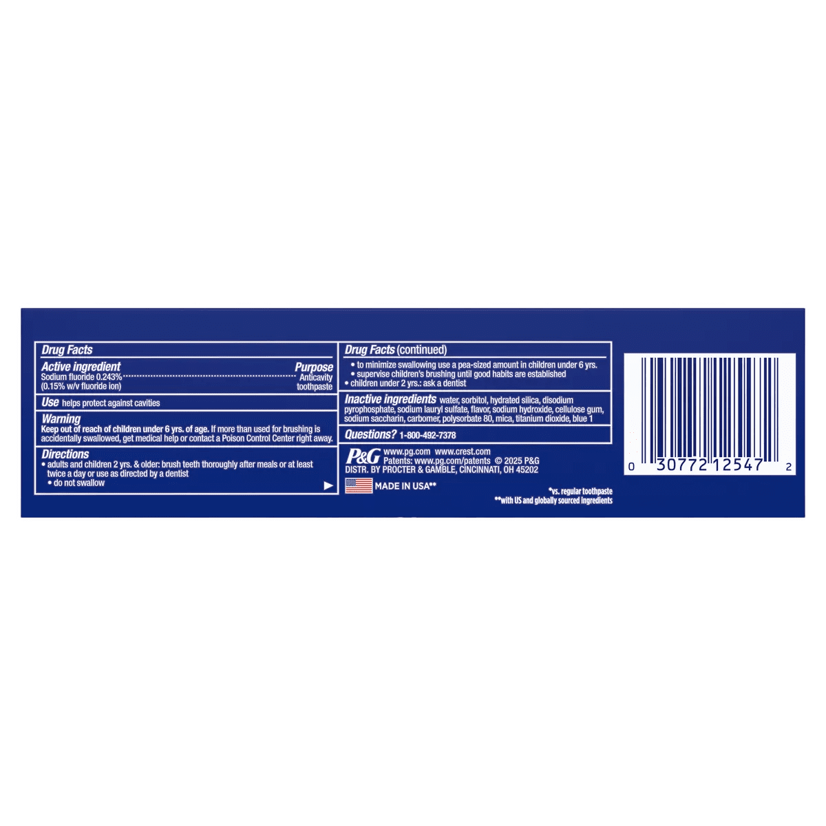 Crest 3D White Advanced Teeth Whitening Toothpaste, Radiant Mint - Image 10