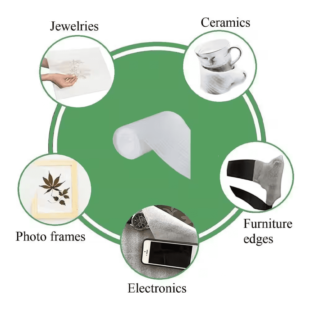 10 In. X 100 Ft. Cushion Foam Roll Lightweight Durable Protective Wrap for Moving Supplies and Fragile Items - Image 6