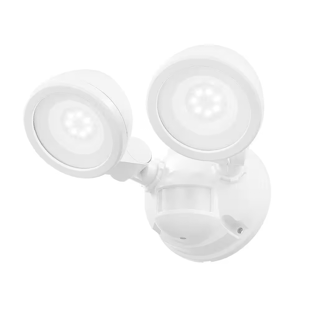 180° White Motion Sensing Security Light Wired Outdoor 2-Head LED Flood Light 1000 Lumens - Image 11
