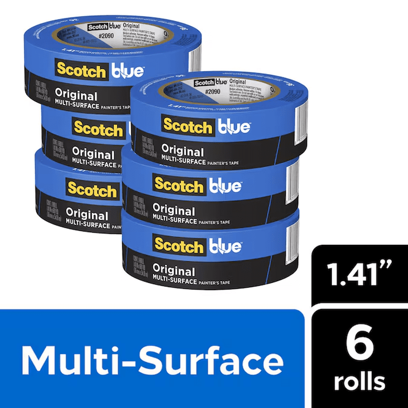 Original Multi-Surface 2090 6 -Pack 1.88-In X 60 Yard(S) Painters Tape - Image 21