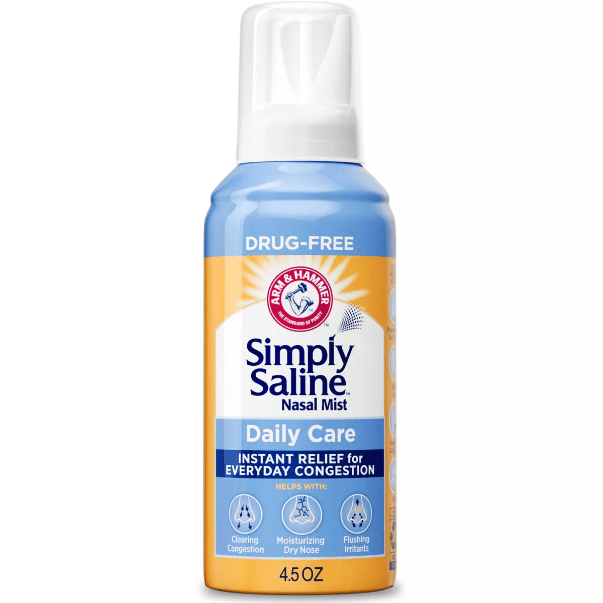 Simply Saline Nasal Care Daily Relief Mist Spray - 4.5Oz