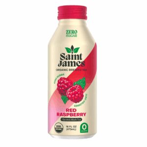 Saint James Red Raspberry Organic Black Tea - 16 Fl Oz Box