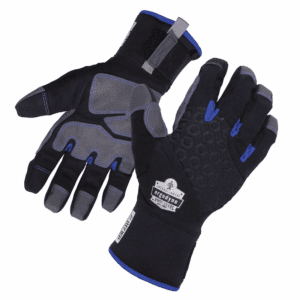 X-Large Black Poly/Cotton Cold Weather Gloves 1 -Pairs