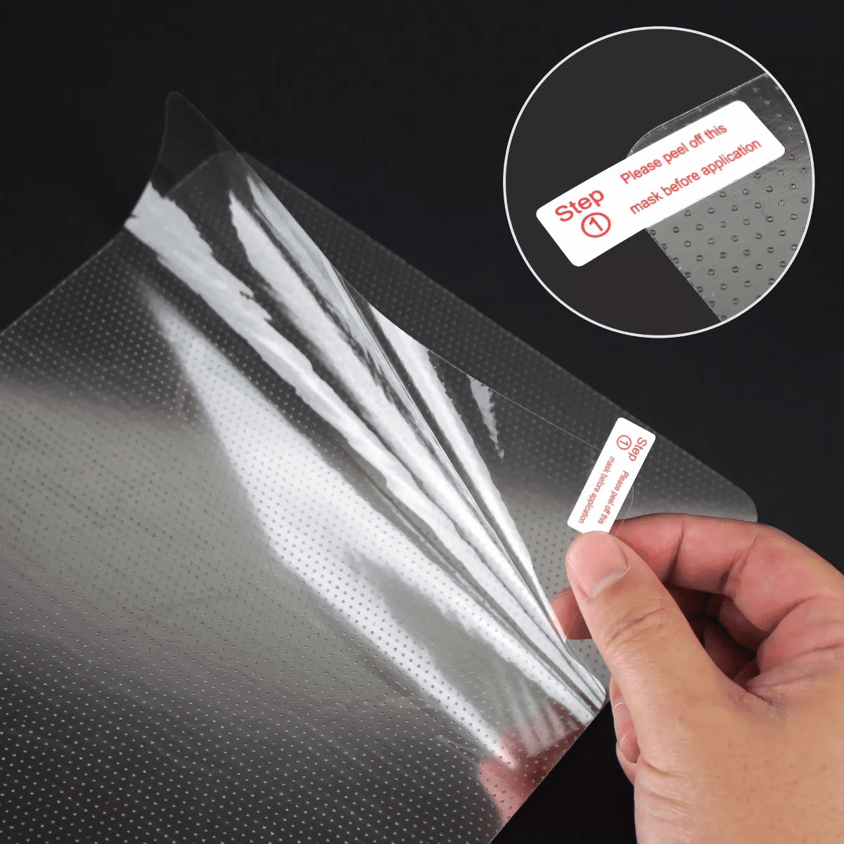 Insten Reflective Marble Design Mouse Pad - Anti-Slip Mat for Wired/Wireless Gaming Computer Mouse, Black/Rose Gold - Image 3