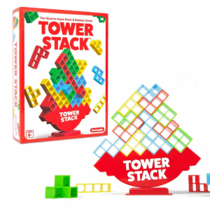 Tower Stack Game by What Do You Meme?: Classic Creative Thinking Play for 2+ Players