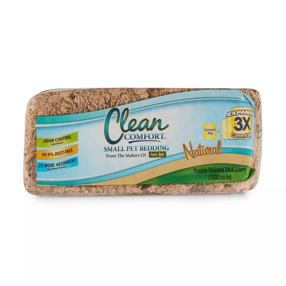 Kaytee Clean Comfort Rabbit, Guinea Pig, Chinchilla, Gerbil and Hamster Low Dust and Odor Control Pet Bedding - Brown - 24.6L/3.4Lbs - Image 5