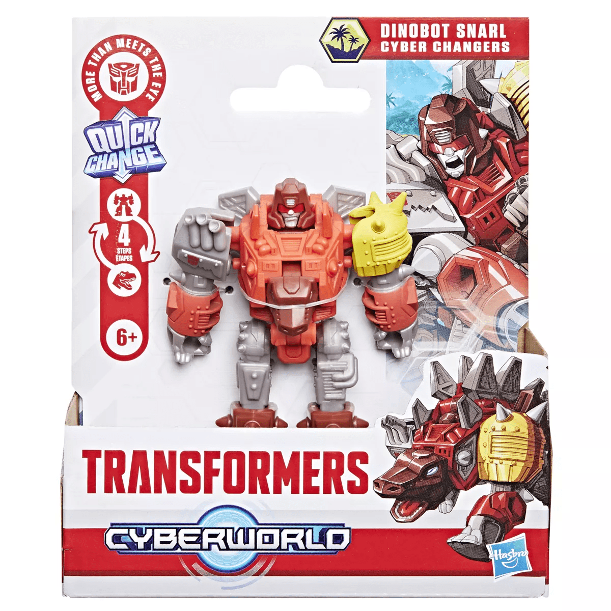 Transformers CYBERWORLD Dinobot Snarl Cyber Changers - Image 4