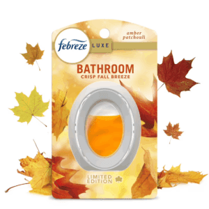 Bathroom Air Freshener, Odor-Fighting, Crisp Fall Breeze Scent, 1 Count