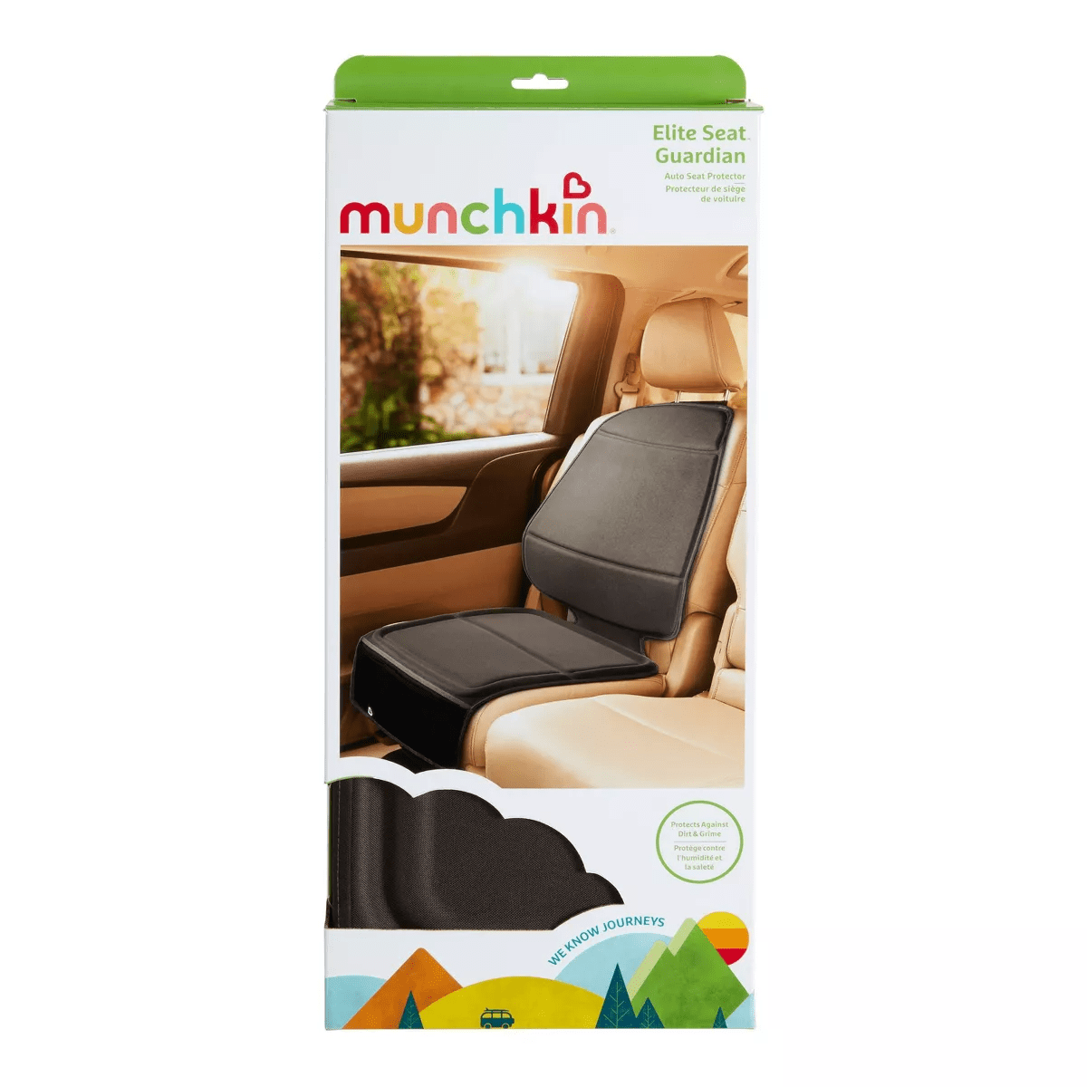 Munchkin Elite Seat Guardian Car Seat Protector, Crash Test Approved - Dark Gray - Image 5