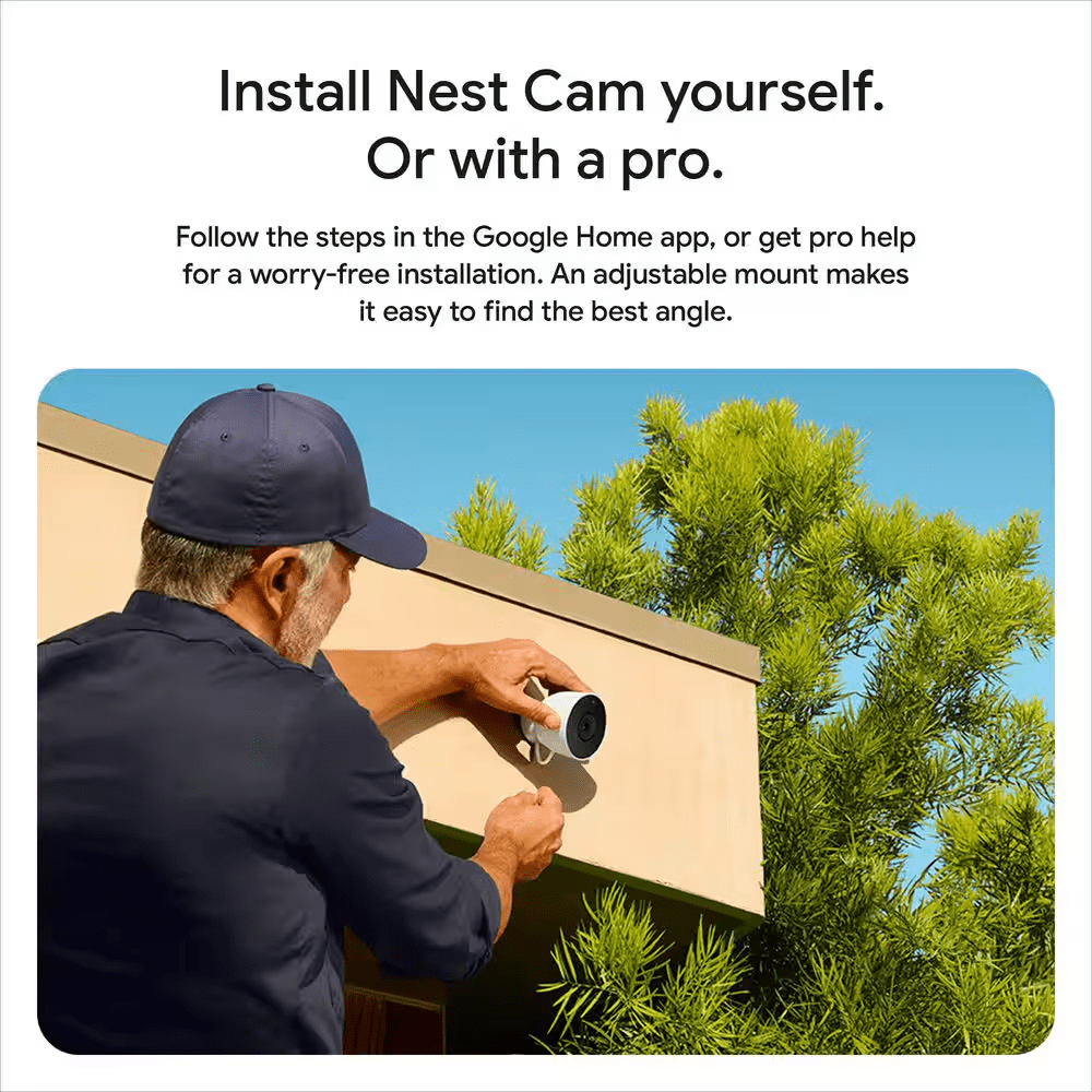 Nest Outdoor Security Camera (Wired, 2Nd Gen) - Snow - Image 11