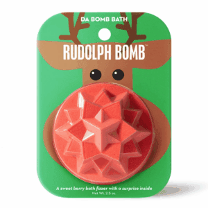 Da Bomb Bath Fizzers Stocking Stuffer Rudolph-Star Bath Bomb - 2.5Oz