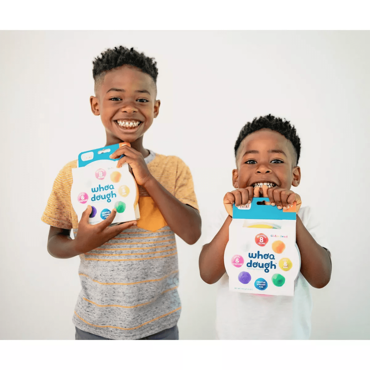 Chuckle & Roar Whoa Dough - Air Dry Clay: Creative Thinking, Fine Motor Skills, Modeling Dough, 8 Pieces - Image 4