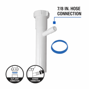 1-1/2-In Plastic Slip Joint Branch Tailpiece 7/8-In OD Outlet