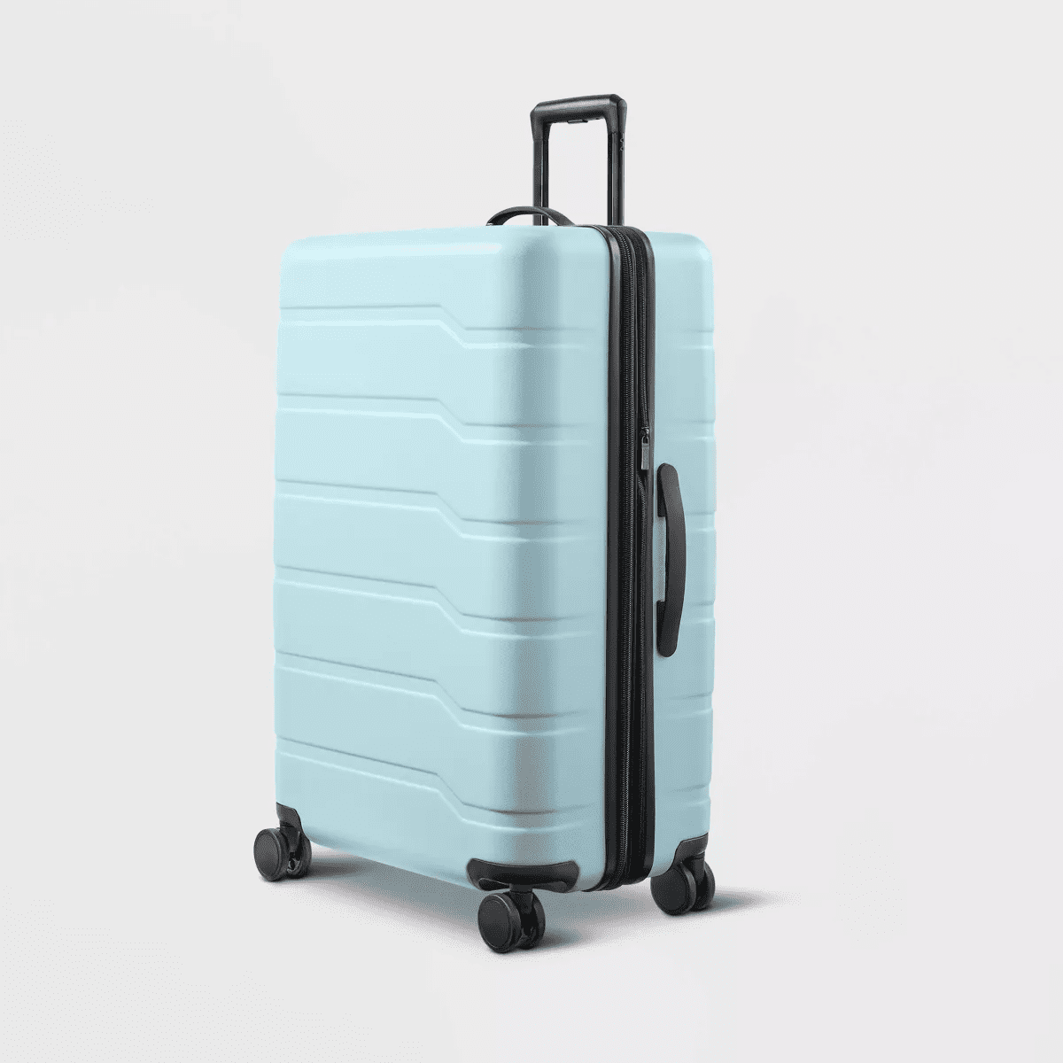 Hardside Large Checked Spinner Suitcase - Open Story