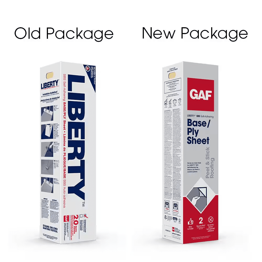 Liberty 3 Ft. X 66 Ft. (200 Sq. Ft.) SBS Self-Adhering Base Sheet Roll for Low Slope Roofing - Image 3