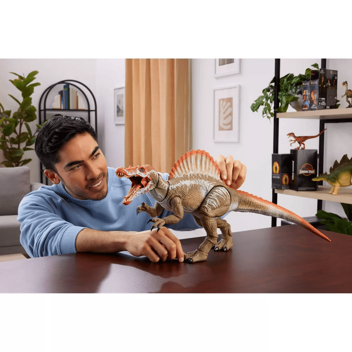 Jurassic World Hammond Collection Jurassic Park 3 Spinosaurus Action Figure - XL Dinosaur Toy - Image 2