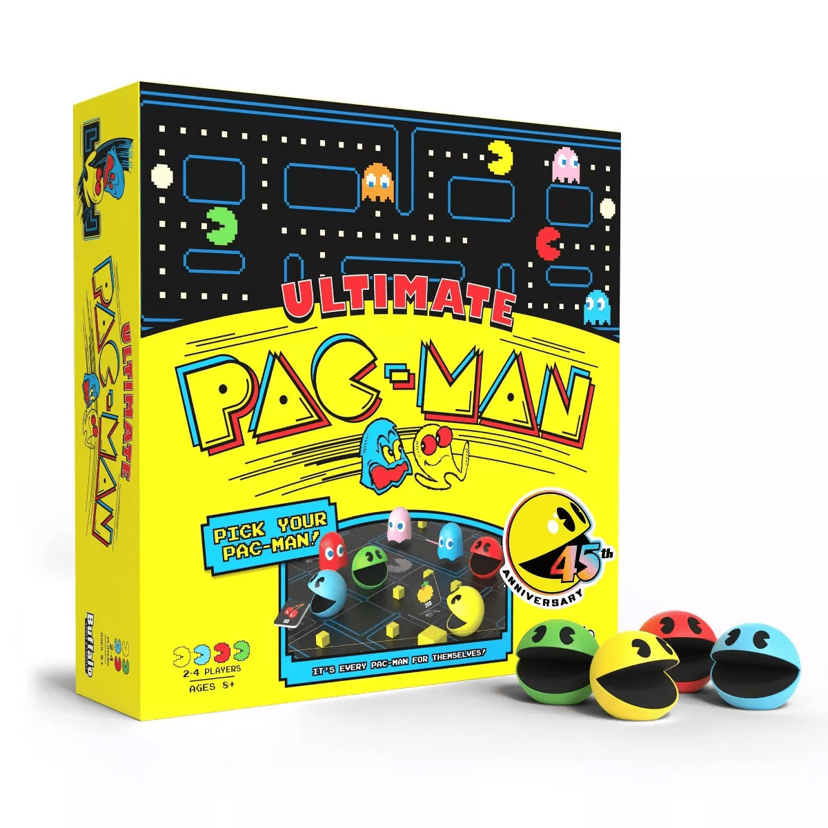 Buffalo Games: Ultimate PAC-MAN Board Game - Retro Arcade Classic! - Official Licensed