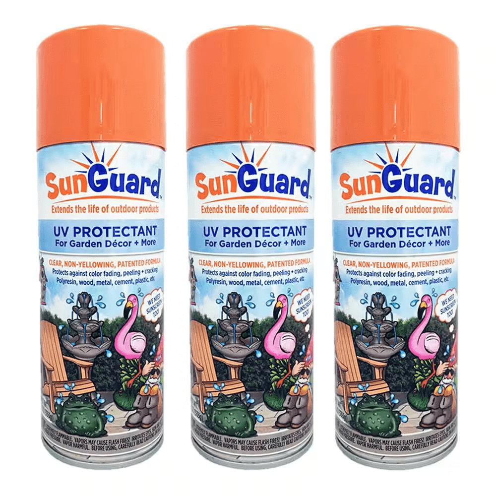 Sunguard UV Protectant Spray for Outdoor Decor, Furniture and More (3-Pack)