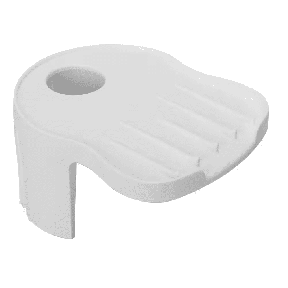 24.1 In. L X 24.1 In. W X 36.7 In. H Laundry Sink / Utility Sink Work Center in White with Pull-Out Faucet in Chrome - Image 8