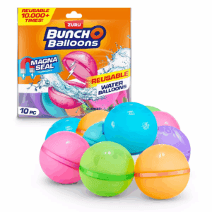 Bunch O Balloons Reusable Water Balloons - 10Pk: Pool Games & Toys Set for Kids
