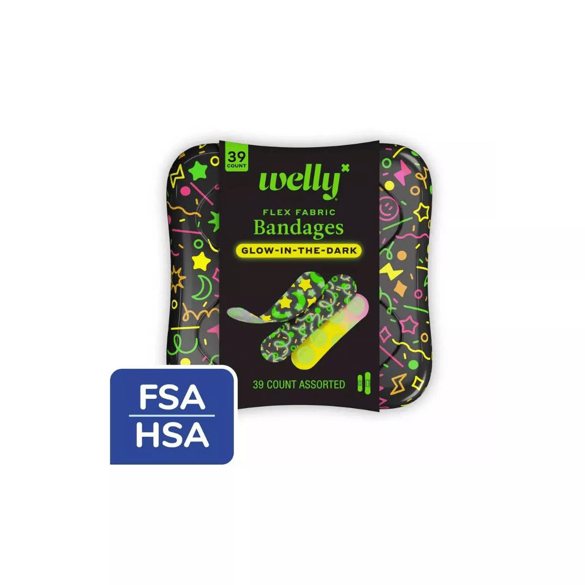 Welly Glow-In-The-Dark Bandages - 39Ct - Image 6