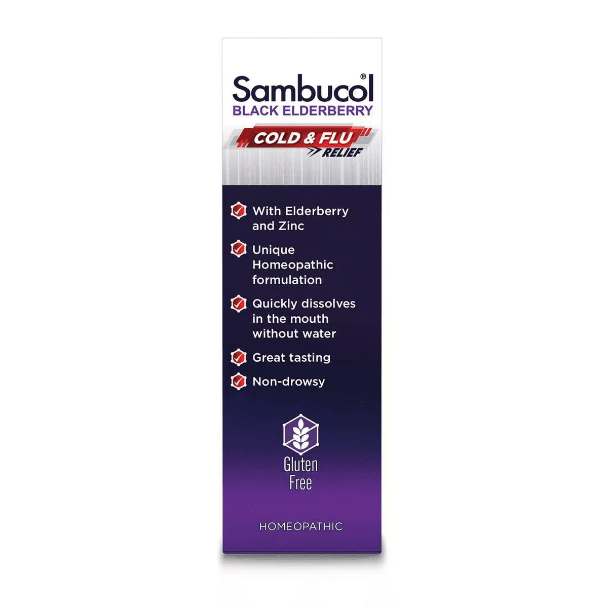Sambucol Black Elderberry Homeopathic Cold & Flu Relief Tablets - 30Ct - Image 4