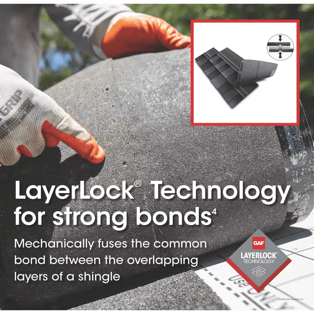 Timberline HDZ Weathered Wood Algae Resistant Laminated High Definition Shingles (33.33 Sq. Ft. per Bundle) - Image 6