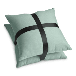 2 -Pack Solid Teal Square (No Theme) Throw Pillow
