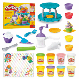 Play-Doh Cupcake Tower Playset - 15Pc