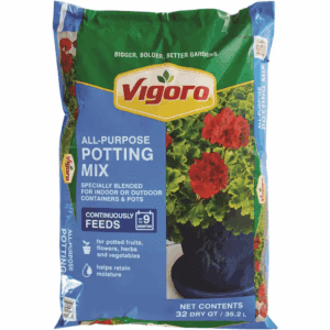 32 Qt. All Purpose Potting Soil Mix for Indoor or Outdoor Use for Fruits, Flowers, Vegetables and Herbs