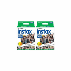 Fujifilm Instax Wide Film for Fuji Instax Wide Camera and Printer 2 Pack 40 Sheet