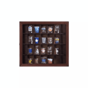 Gallery Solutions 52 Opening Shot Glass Case Display Boxes