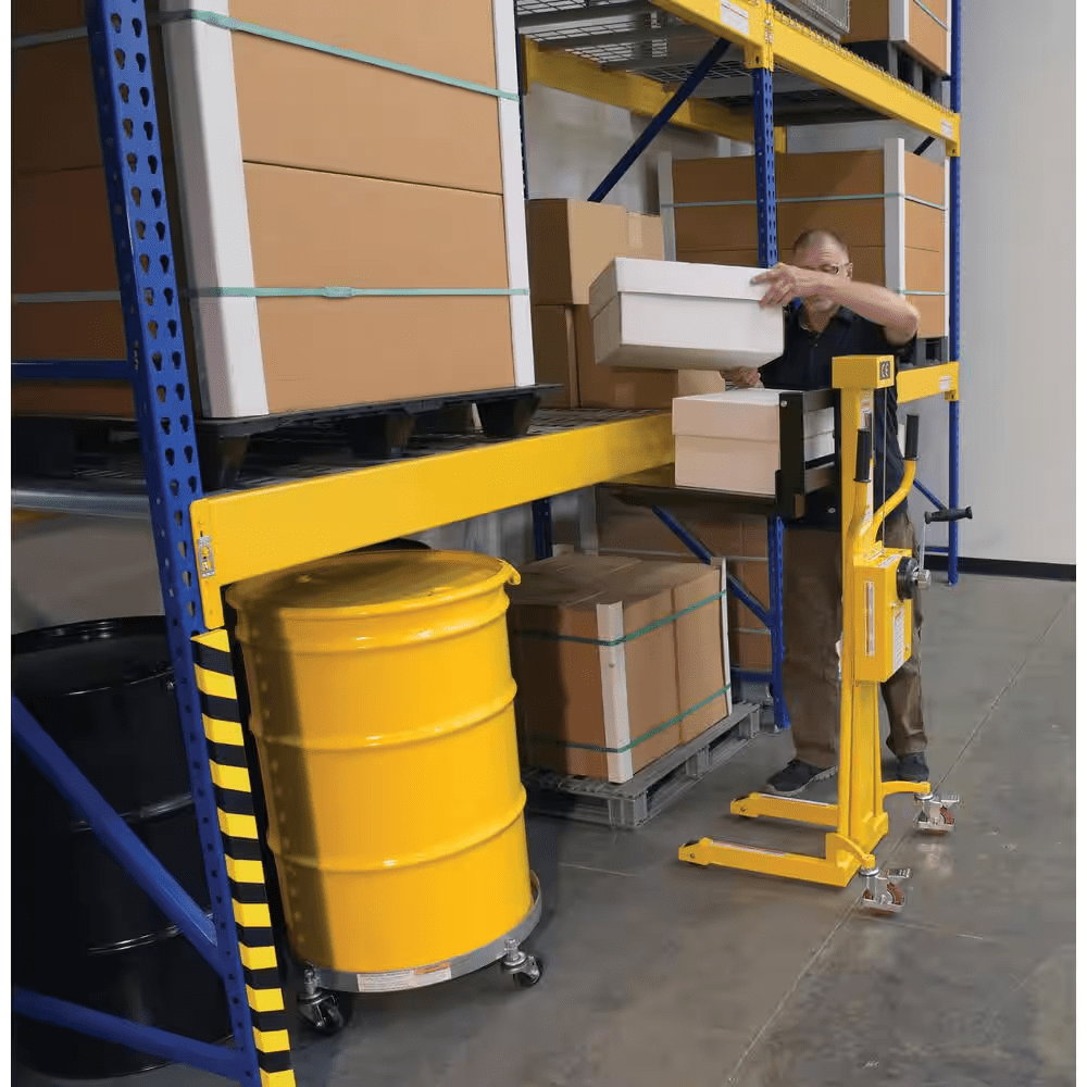 330 Lb. Capacity 23 In. X 59 In. Portable Hand Winch Lifter - Image 8