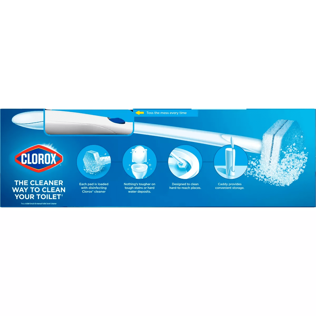 Clorox Toiletwand Disposable Toilet Cleaning System - Toiletwand Storage Caddy and 6 Refill Heads - Image 12