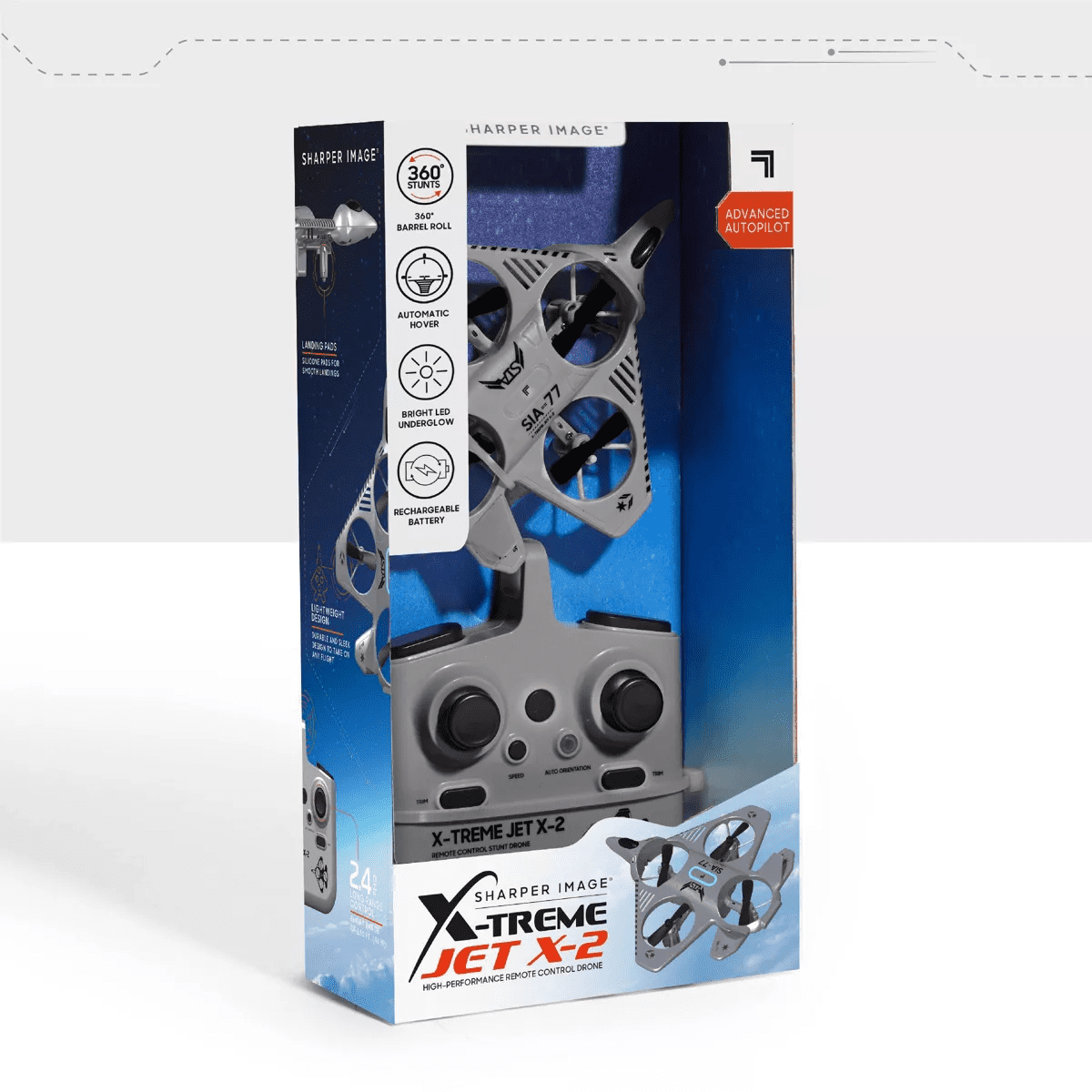 Sharper Image Thunderbolt Jet X Mini Drone: Remote Control, Beginner Level, Indoor/Outdoor Use, 5-Minute Flight Time - Image 6