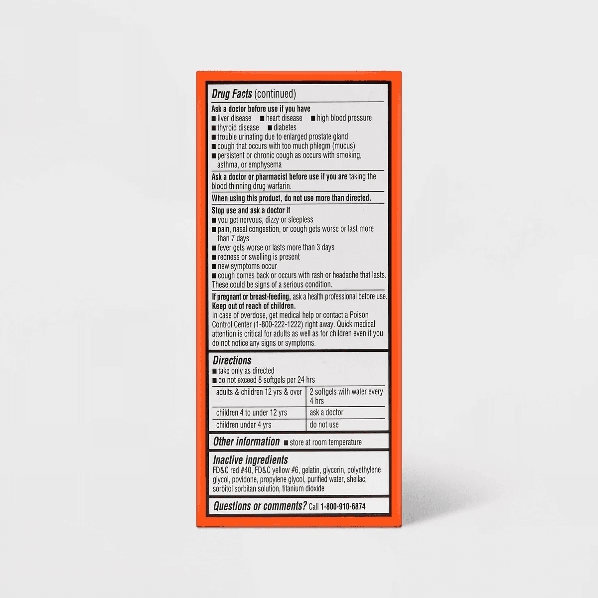 Day/Night Multi -Symptom Cold & Flu Relief Combo Pack Softgels 48Ct - Up&Up™ - Image 5