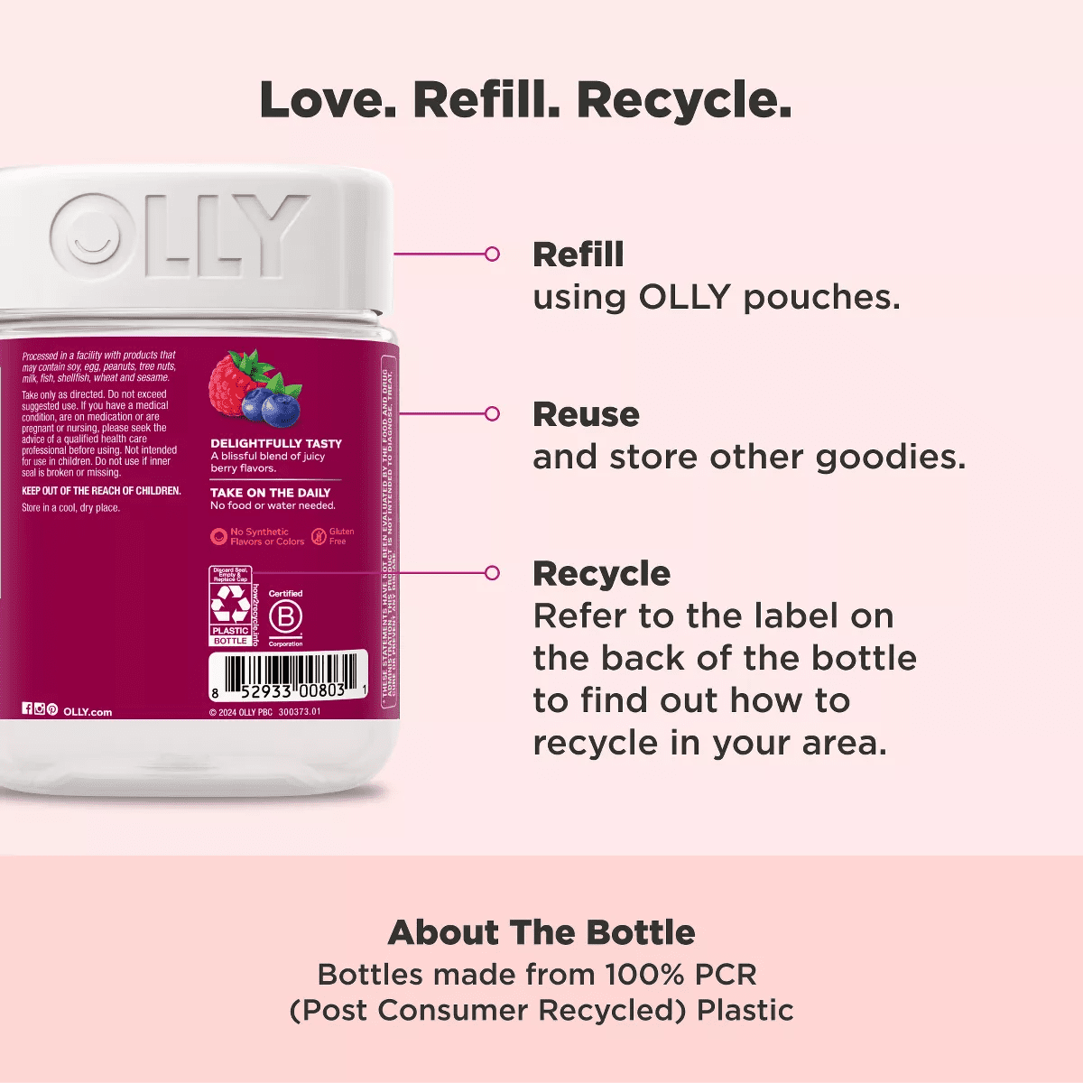 OLLY Women'S Multivitamin Gummies - Berry - Image 5