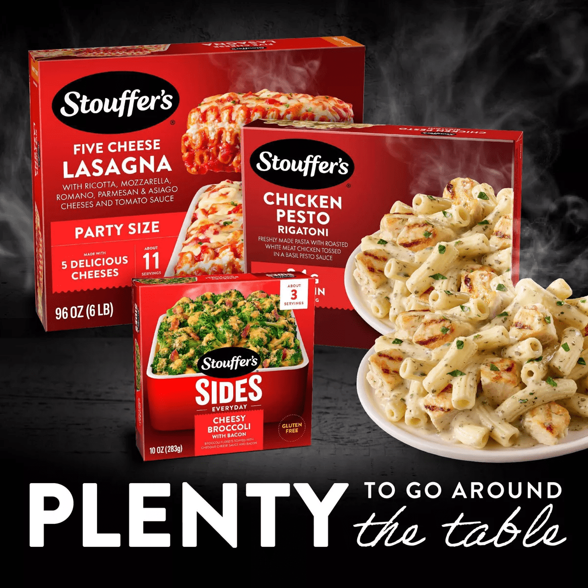 Stouffer'S Rigatoni Pasta with Chicken & Pesto Frozen Meal - 8.875Oz - Image 5