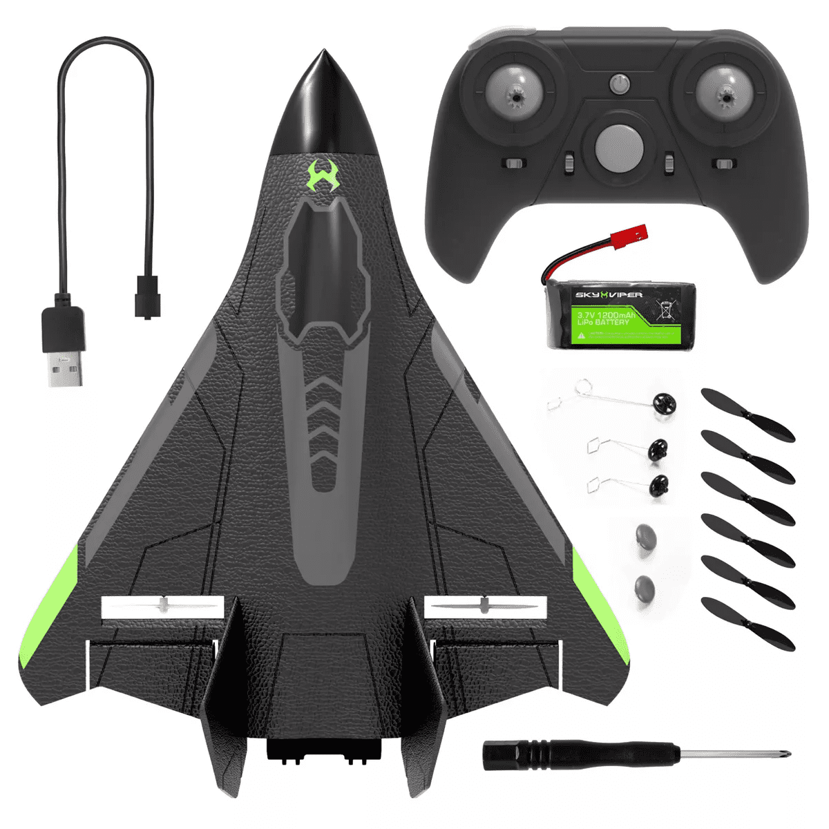 Sky Viper Vector Performance Stunt Jet: Remote Controlled Outdoor Racing Drone for Beginners - Image 7