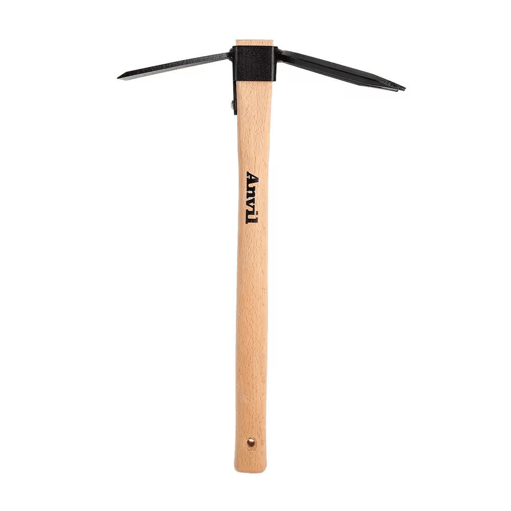 14-2/5 In. Wood Handle Digging Hoe/Cultivator Combo - Image 7