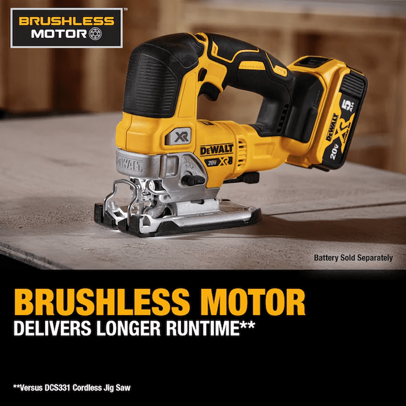 XR 20-Volt Max Brushless Variable Speed Keyless Cordless Jigsaw (Battery Not Included and Charger Not Included) - Image 4