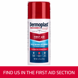 First Aid Spray, Antiseptic & Analgesic Spray for Minor Cuts, Scrapes and Burns, 2.75Oz