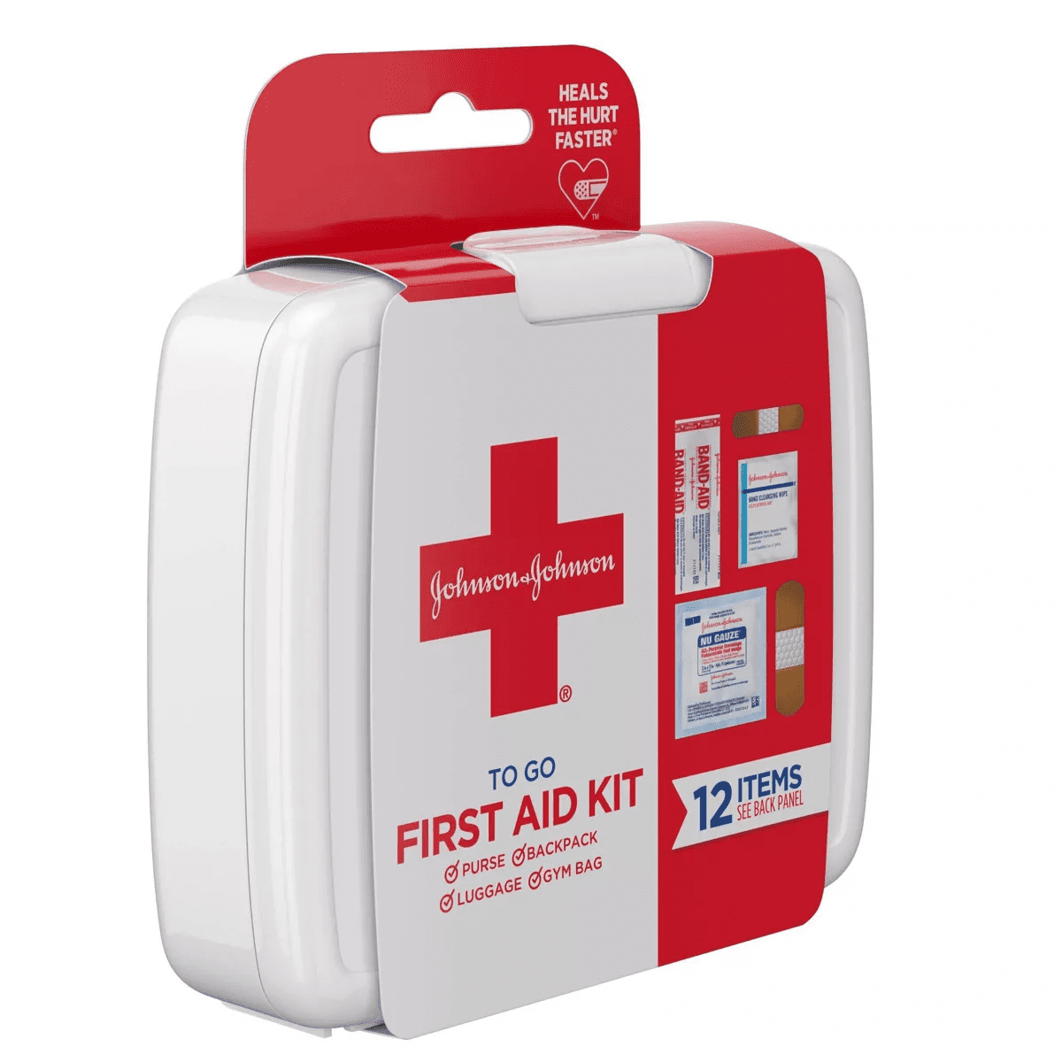 Johnson & Johnson First Aid to Go! Portable Mini Travel Kit - 12Pc - Image 3