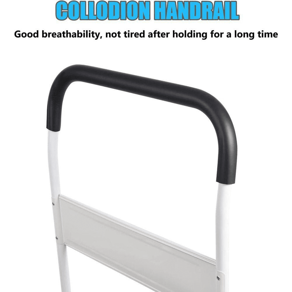 Foldable Push Cart, 330 Lbs. Capacity, 4-Wheel Flatbed Hand Truck, White Platform Dolly for Transport - Image 6