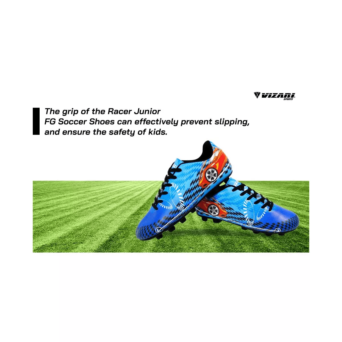 Vizari Racer Soccer Shoes: Versatile Unisex Footwear for Kids - Image 5