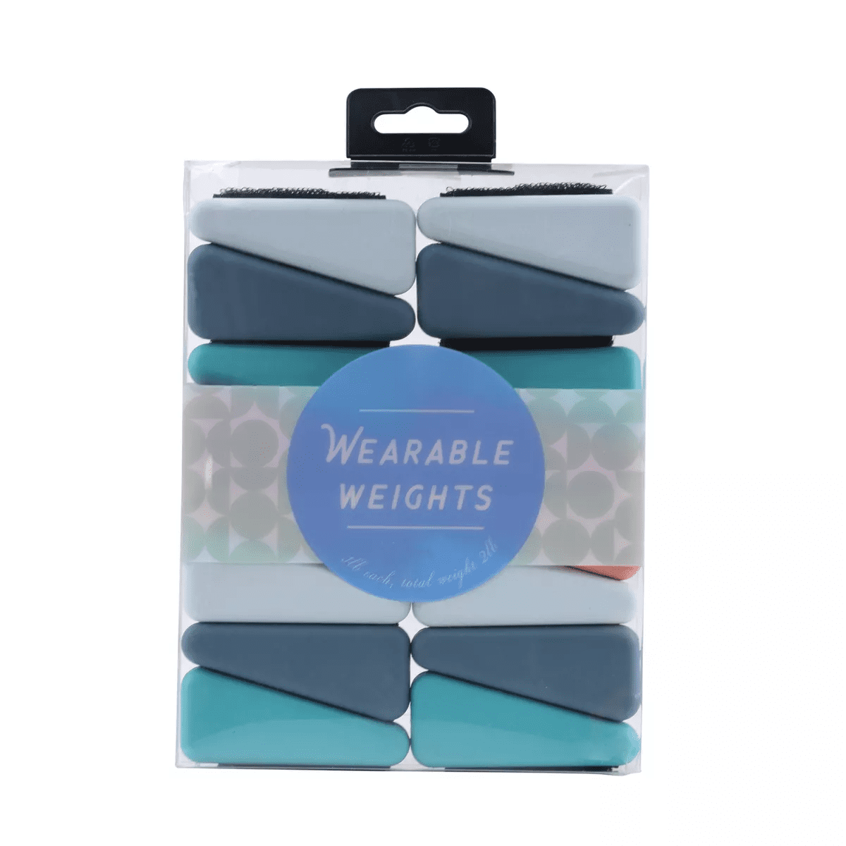 2Pk Adjustable Weights: Vivitar Ankle & Leg Weights, 2 Lbs Pair, Iron, Blue - Image 5