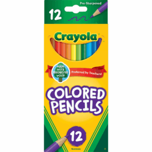 Crayola 12Ct Kids Pre-Sharpened Colored Pencils