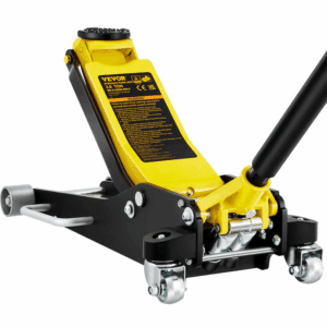 Yellow 3-Ton Steel Hydraulic Floor Jack