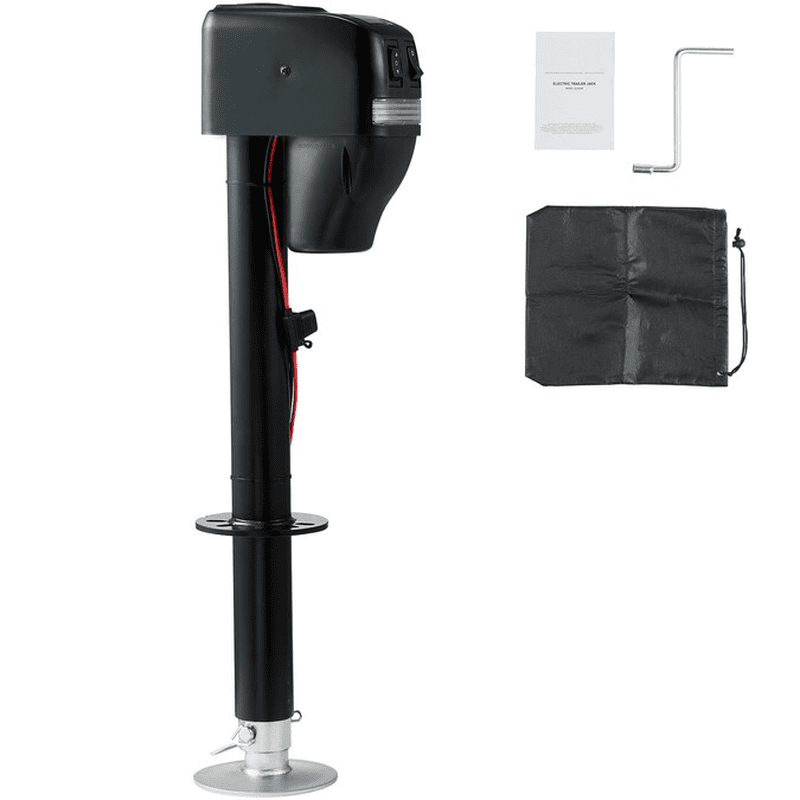 Black 1.81-Ton Steel Electric Forklift Jack - Image 8