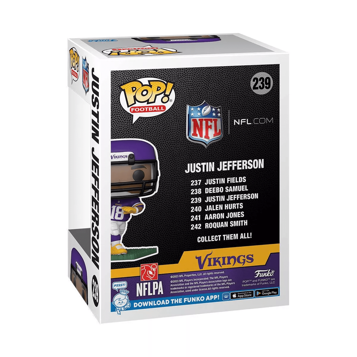 Funko POP! NFL: Minnesota Vikings - Justin Jefferson - Image 3
